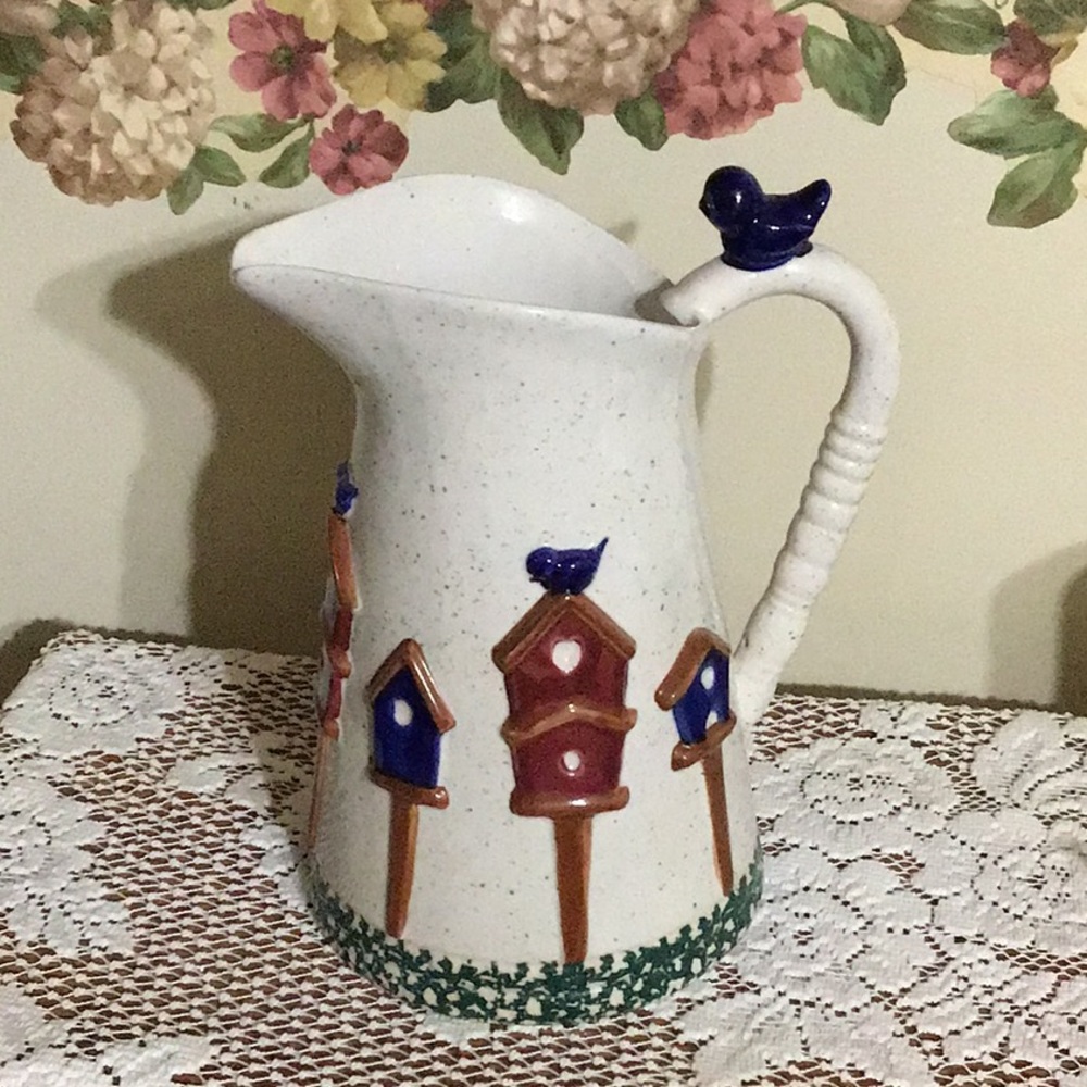 NWOT Stoneware Pitcher